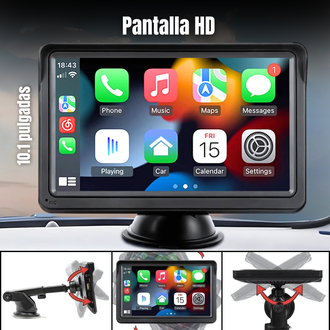 CarPro – Pantalla Inteligente para tu carro - Compatible con Android Auto y CarPlay