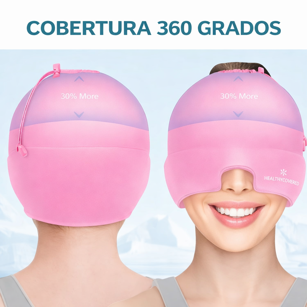 Gel Ice Covered™ – Sistema de Terapia para Alivio de Migraña Confort 360 Pack X2 Oferta