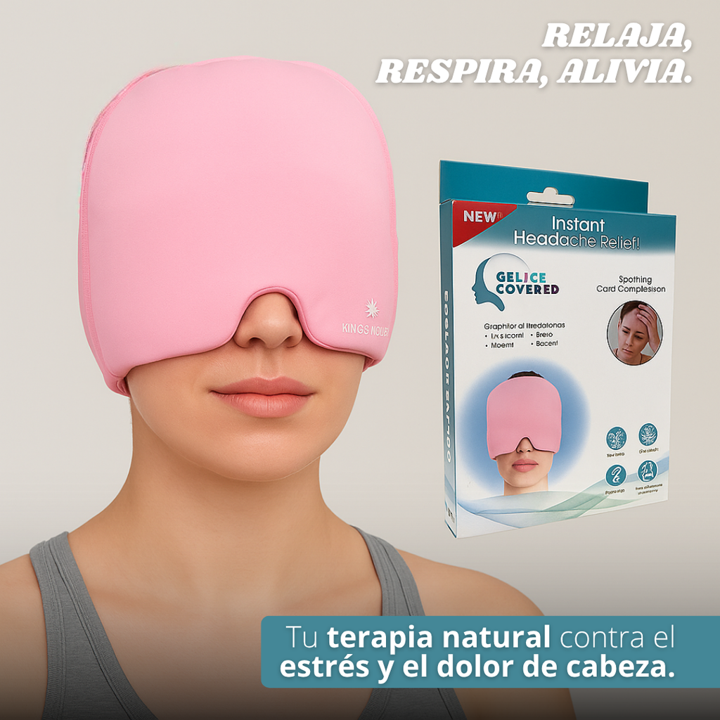 Gel Ice Covered™ – Sistema de Terapia para Alivio de Migraña Confort 360 Pack X2 Oferta