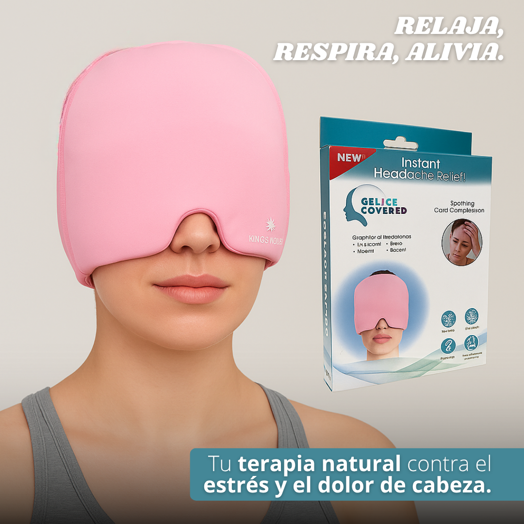 Gel Ice Covered™ – Sistema de Terapia para Alivio de Migraña Confort 360 Pack X2 Oferta
